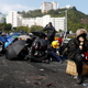 The siege on the Chinese University of Hong Kong continued for a third day on Nov. 13, 2019, as protesters faced off against riot police.